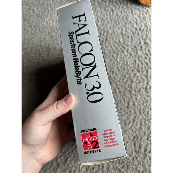 Falcon 3.0 (PC, 1991) Spectrum HoloByte 3.5" floppy with Flight Manual & Maps - Picture 5 of 8